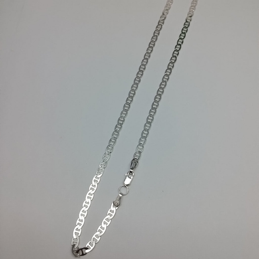 CADENA TEJIDO GUCHI PLATA .925 55 CM 12.5 GR (NUEVO)