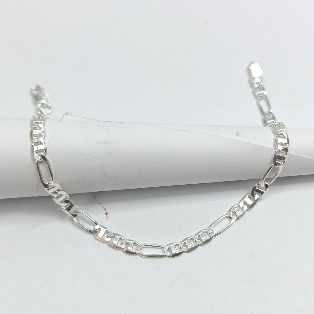 PULSERA TEJIDO 3X1 PLATA .925 16 CM 3.1 GR (NUEVO)