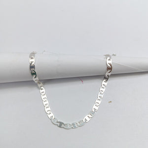 PULSERA TEJIDO GUCHI PLATA .925 18 CM 3.1 GR (NUEVO)