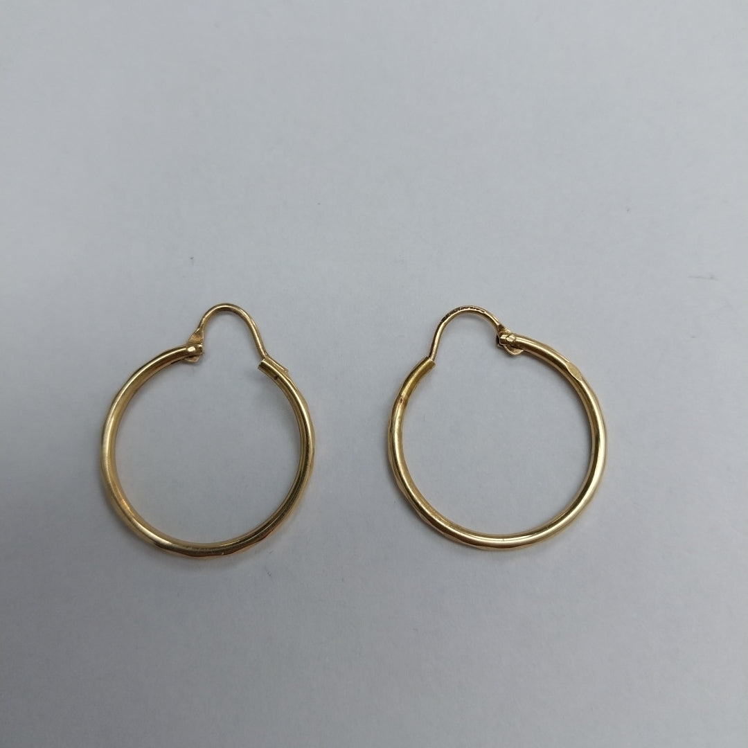 ARRACADAS PAR ORO 14 K 1.5 GRMS (SEMINUEVO)
