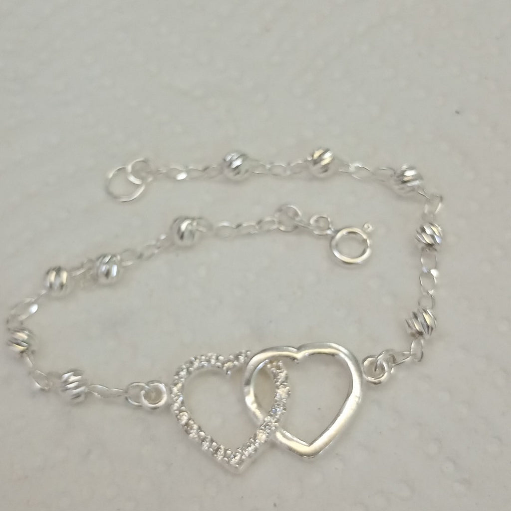 PULSERA TEJIDO TEJIDO ESPECIAL PLATA .925 18 CM 4.1 GR (NUEVO)