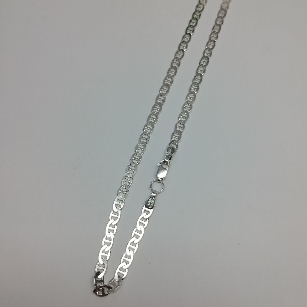CADENA TEJIDO GUCHI PLATA .925 55 CM 13 GR (NUEVO)