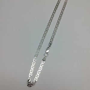 CADENA TEJIDO GUCHI PLATA .925 55 CM 13 GR (NUEVO)