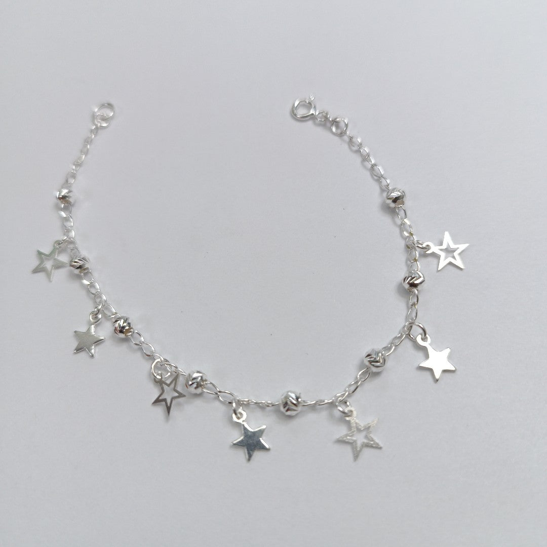 PULSERA TEJIDO ESPECIAL PLATA .925 18 CM 3.1 GR (NUEVO)