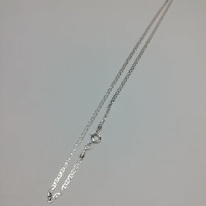 CADENA TEJIDO GUCHI PLATA .925 60 CM 4 GR (NUEVO)