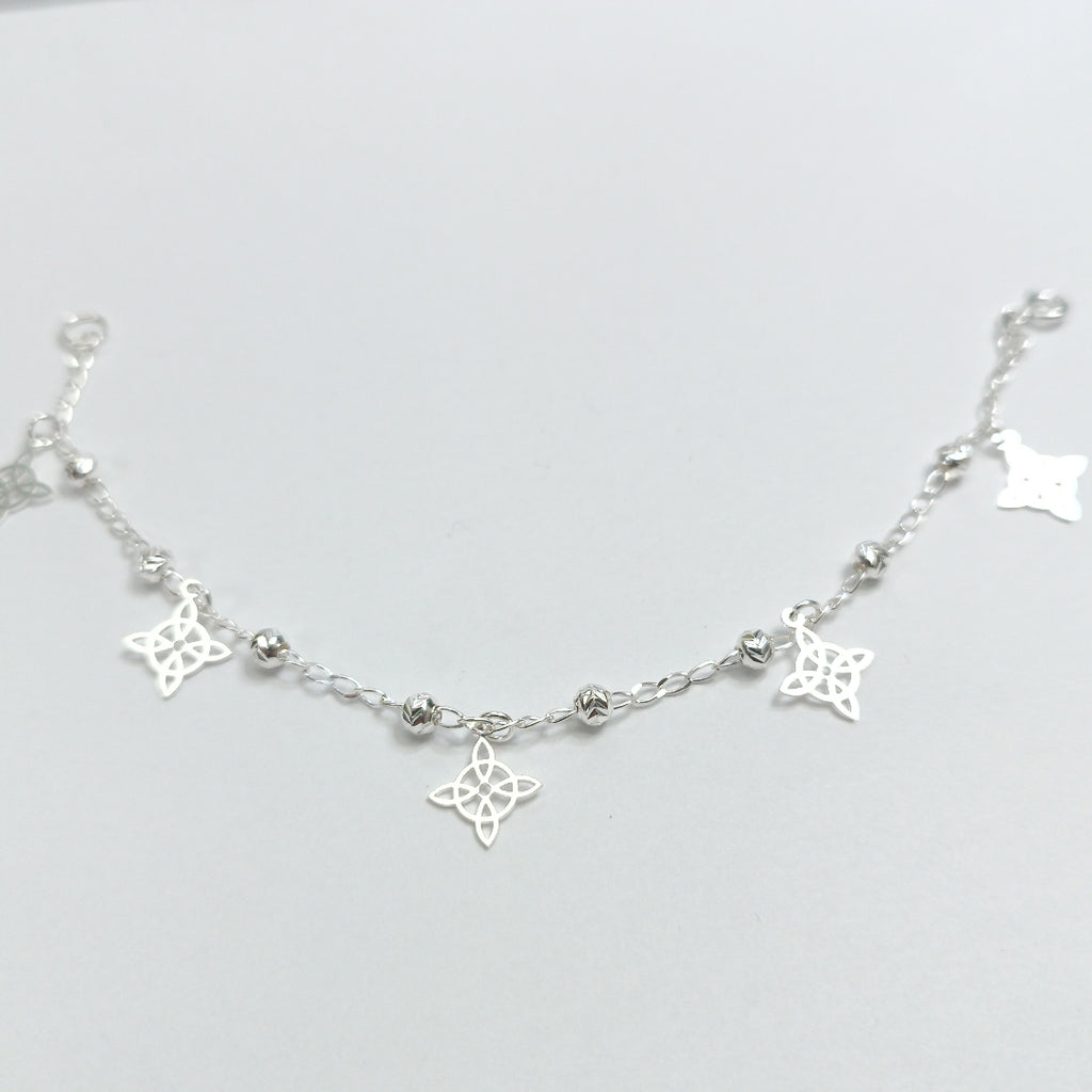 PULSERA TEJIDO ESPECIAL PLATA .925 18 CM 3.2 GR (NUEVO)