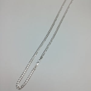 CADENA TEJIDO BARBADO PLATA .925 55 CM 12.9 GR (NUEVO)