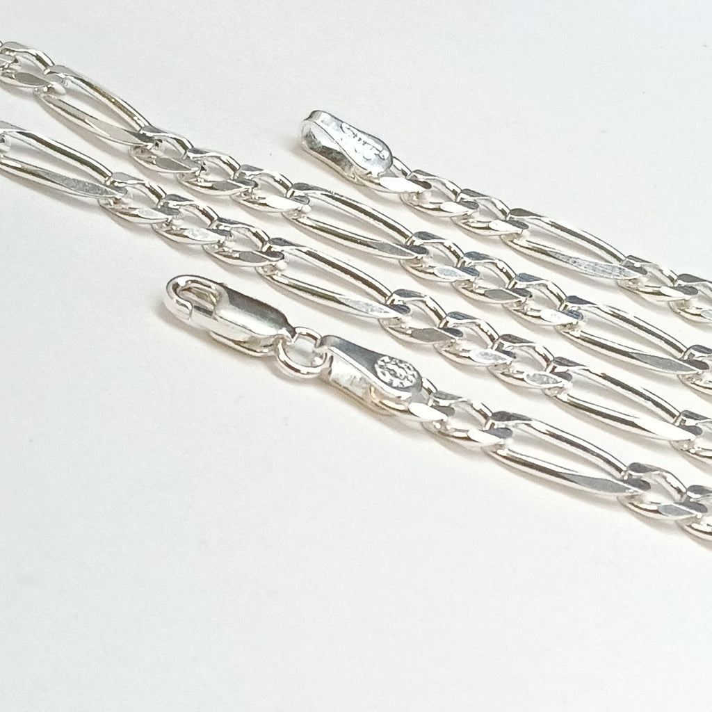CADENA TEJIDO 3X1 PLATA .925 60 CM 17.9 GR (NUEVO)