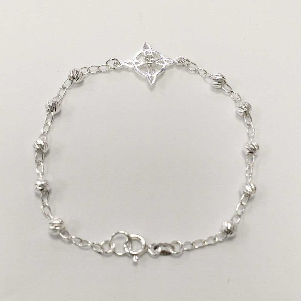 PULSERA TEJIDO ESPECIAL PLATA .925 18 CM 2.8 GR (NUEVO)