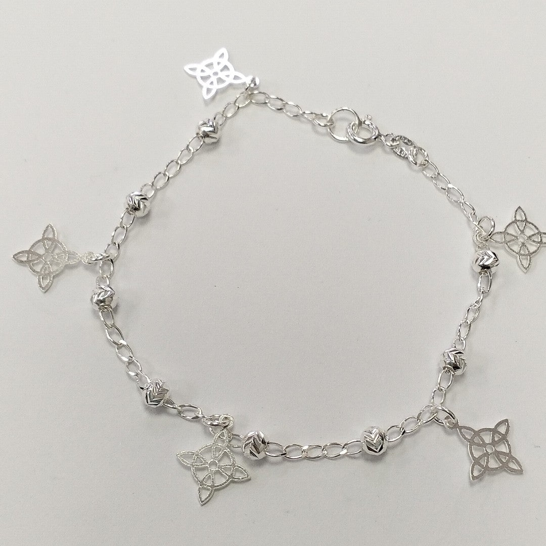 PULSERA TEJIDO ESPECIAL PLATA .925 18 CM 3.1 GR (NUEVO)