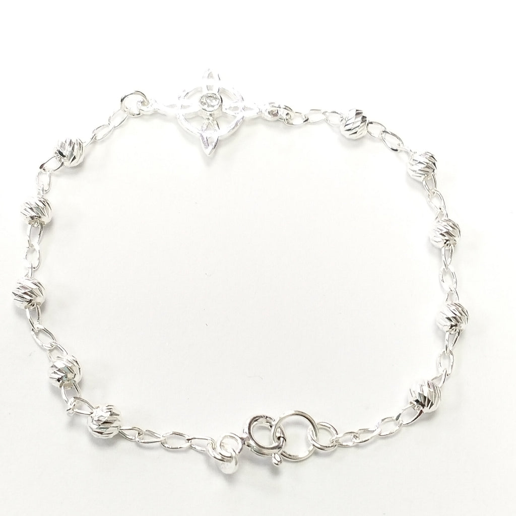 PULSERA TEJIDO ESPECIAL PLATA .925 18 CM 2.8 GR (NUEVO)