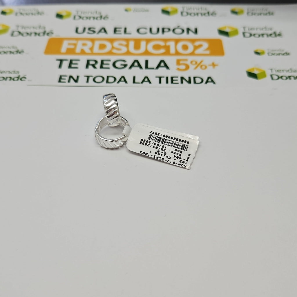 HUGGIES GRECAS PLATA .925 3.6 GR (NUEVO)