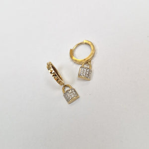 ARRACADAS PAR ORO 14 K 1,80 GRMS (SEMINUEVO)