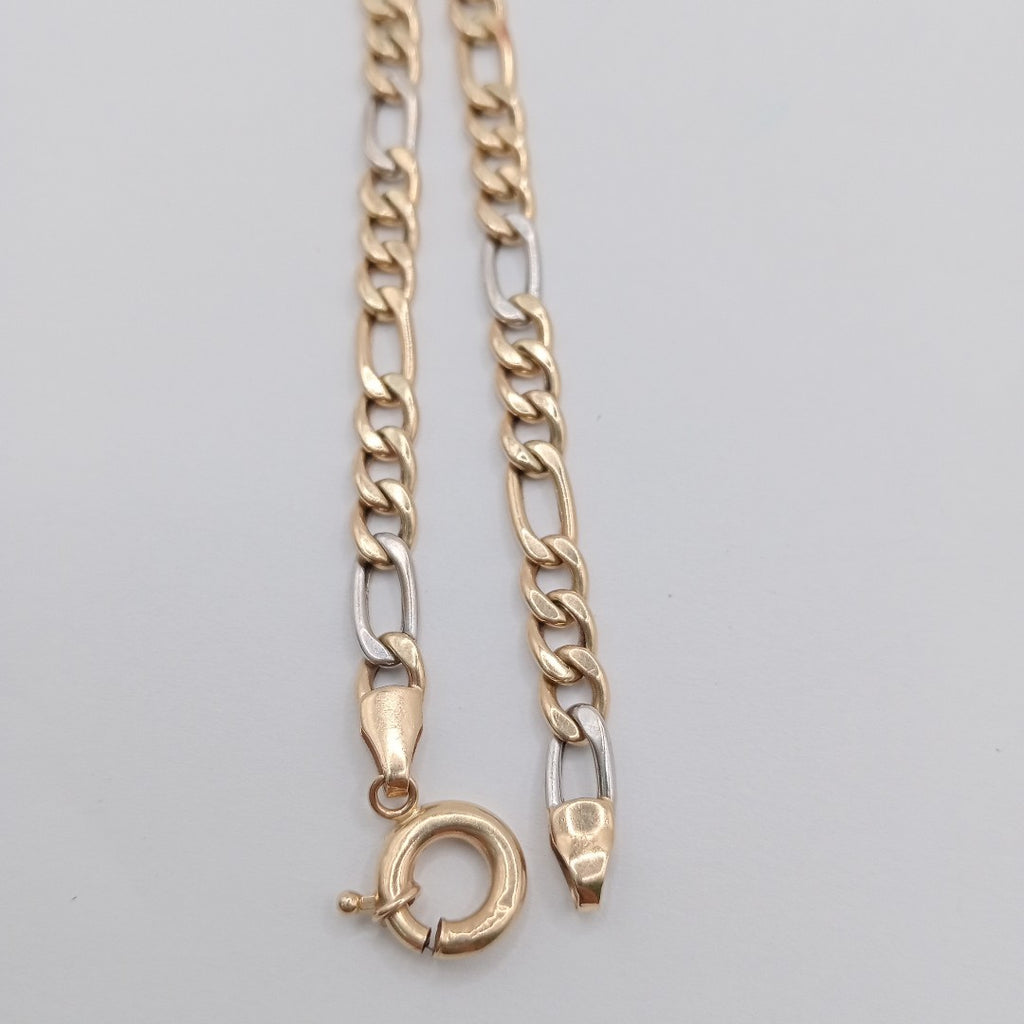 PULSERA ORO COMBINADO 14 K 4,70 GRMS (SEMINUEVO)