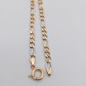 PULSERA ORO COMBINADO 14 K 4,70 GRMS (SEMINUEVO)