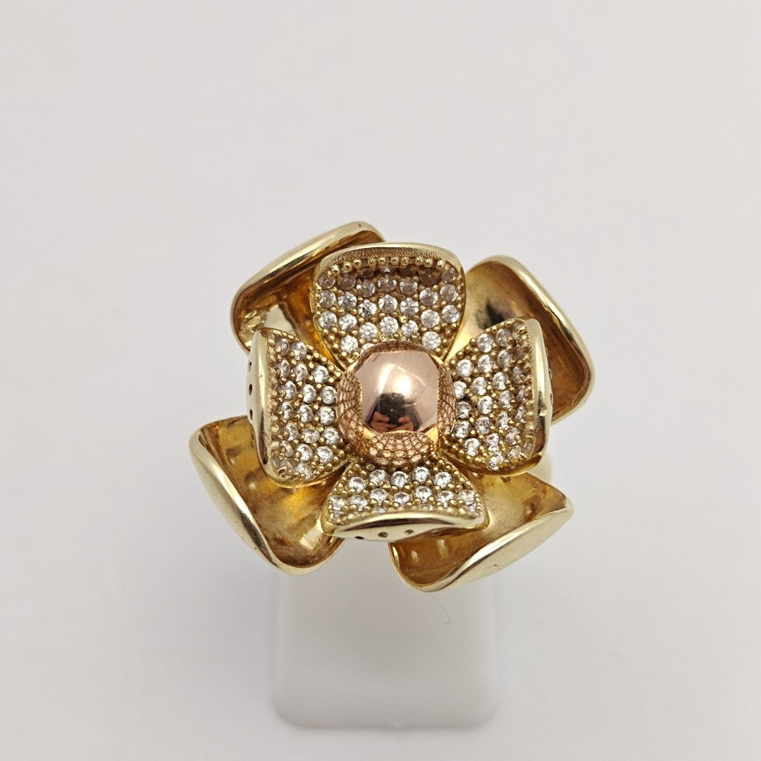 ANILLITO ORO COMBINADO 14 K 9,20 GRMS (SEMINUEVO)