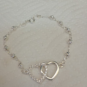 PULSERA TEJIDO TEJIDO ESPECIAL PLATA .925 18 CM 4.1 GR (NUEVO)