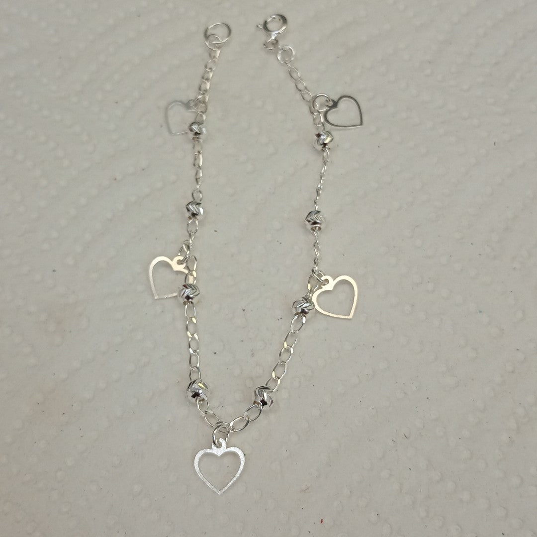 PULSERA TEJIDO ESPECIAL PLATA .925 18 CM 2.7 GR (NUEVO)