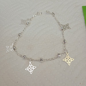 PULSERA TEJIDO ESPECIAL PLATA .925 18 CM 3.2 GR (NUEVO)