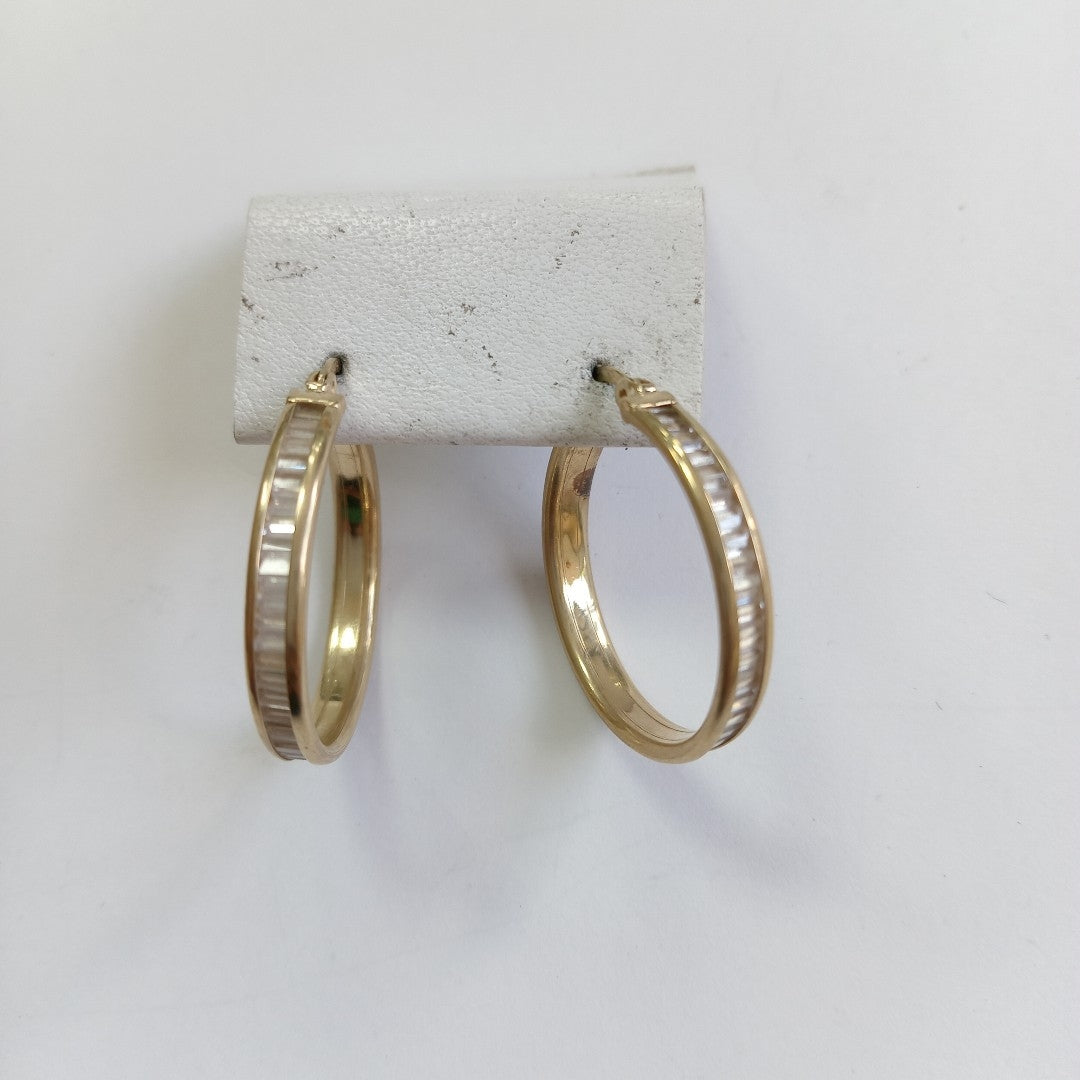 ARRACADAS PAR ORO 10 K 3.3 GRMS (SEMINUEVO)