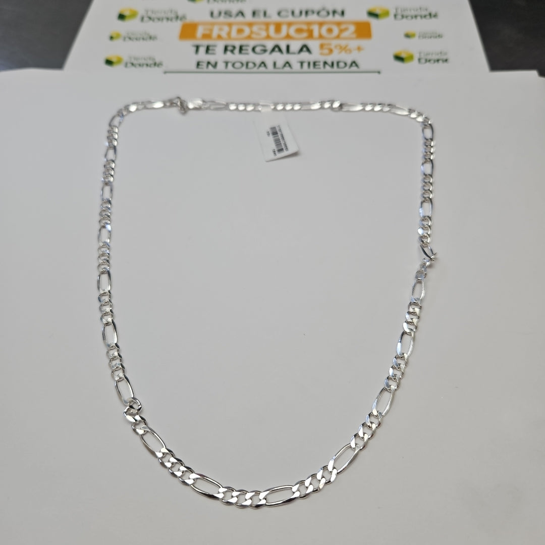 CADENA TEJIDO 3X1 PLATA .925 55 CM 15.9 GR (NUEVO)