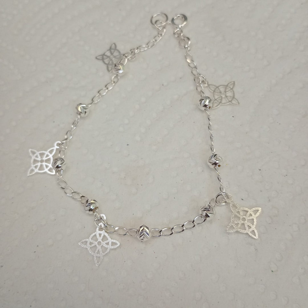 PULSERA TEJIDO ESPECIAL PLATA .925 18 CM 3.2 GR (NUEVO)