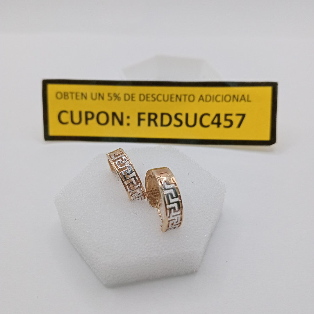 ARRACADAS PAR ORO COMBINADO 10 K 2.3 GRMS (SEMINUEVO)
