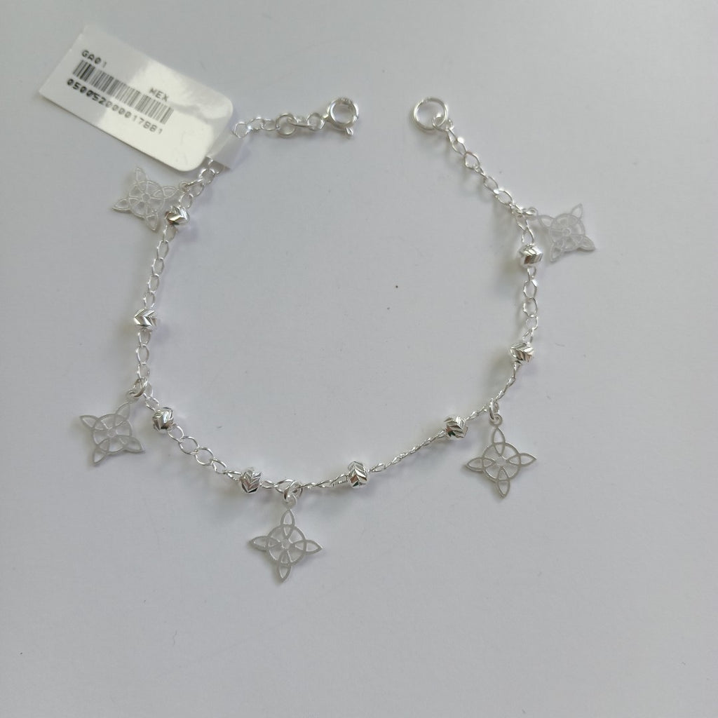 PULSERA TEJIDO ESPECIAL PLATA .925 18 CM 3.2 GR (NUEVO)
