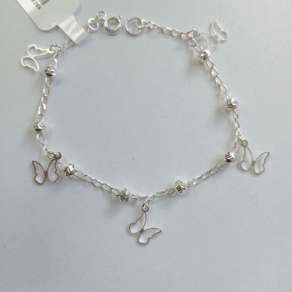 PULSERA TEJIDO ESPECIAL PLATA .925 18 CM 2.8 GR (NUEVO)