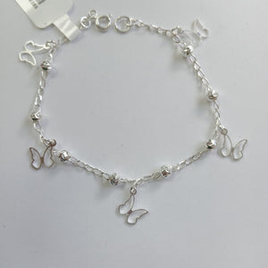 PULSERA TEJIDO ESPECIAL PLATA .925 18 CM 2.8 GR (NUEVO)