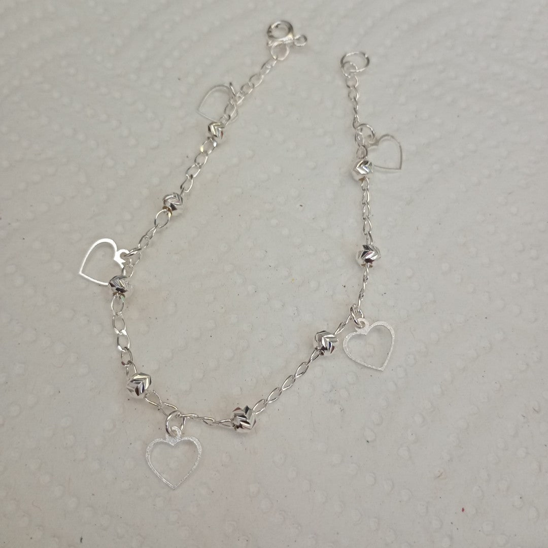 PULSERA TEJIDO ESPECIAL PLATA .925 18 CM 2.7 GR (NUEVO)