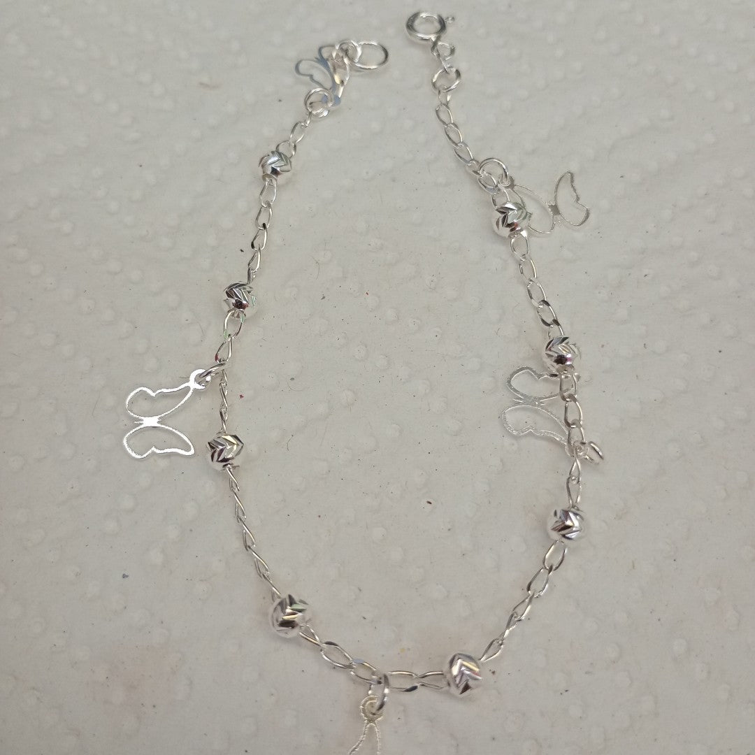 PULSERA TEJIDO ESPECIAL PLATA .925 18 CM 2.9 GR (NUEVO)