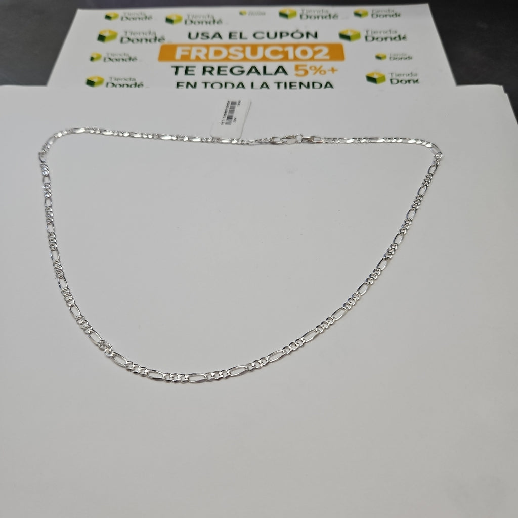 CADENA TEJIDO 3X1 PLATA .925 50 CM 7 GR (NUEVO)