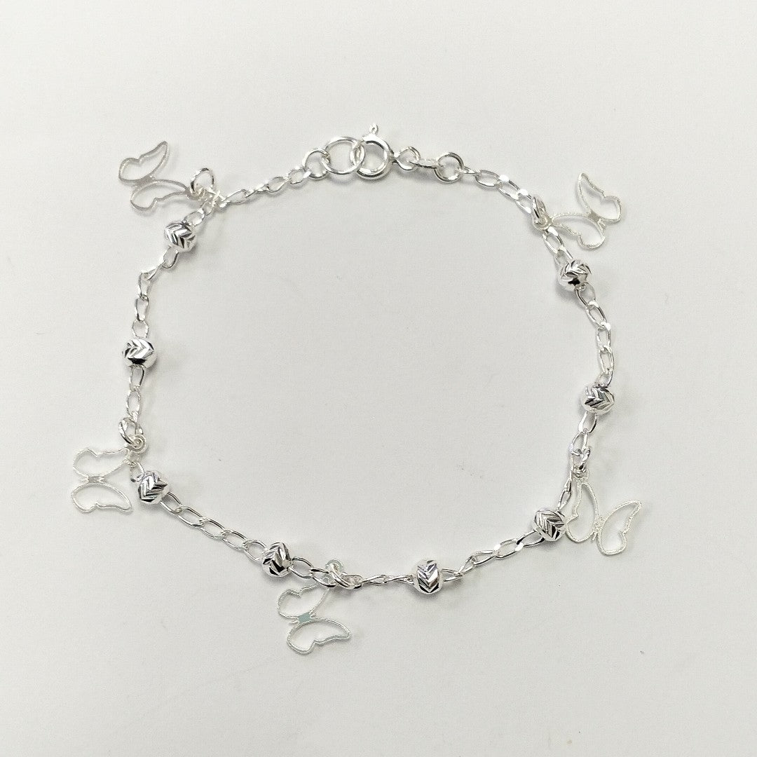 PULSERA TEJIDO ESPECIAL PLATA .925 18 CM 2.8 GR (NUEVO)