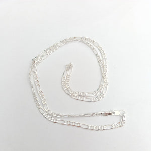 CADENA TEJIDO MARINERO PLATA .925 55 CM 8.1 GR (NUEVO)