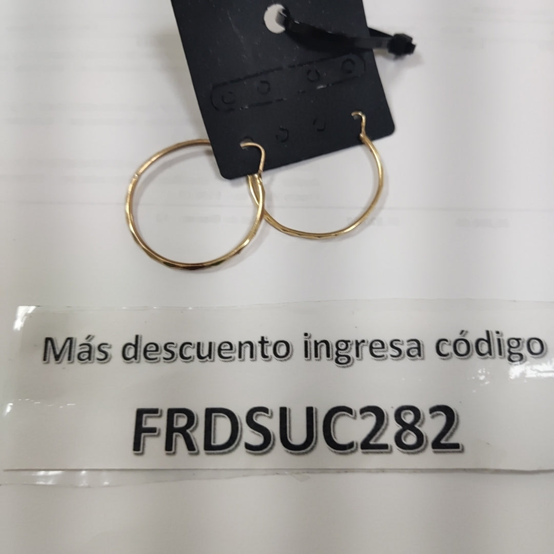 ARRACADAS PAR ORO 10 K 2.1 GRMS (SEMINUEVO)