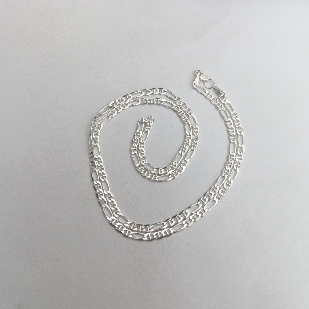 CADENA TEJIDO 3X1 PLATA .925 60 CM 8.4 GR (NUEVO)