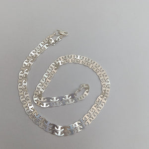 CADENA TEJIDO GUCHI PLATA .925 60 CM 9.6 GR (NUEVO)