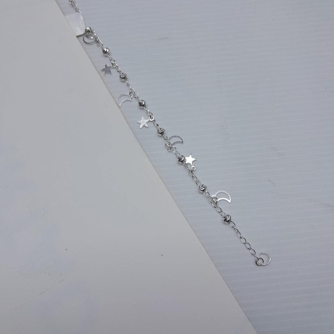 PULSERA TEJIDO TEJIDO ESPECIAL PLATA .925 18 CM 3.1 GR (NUEVO)