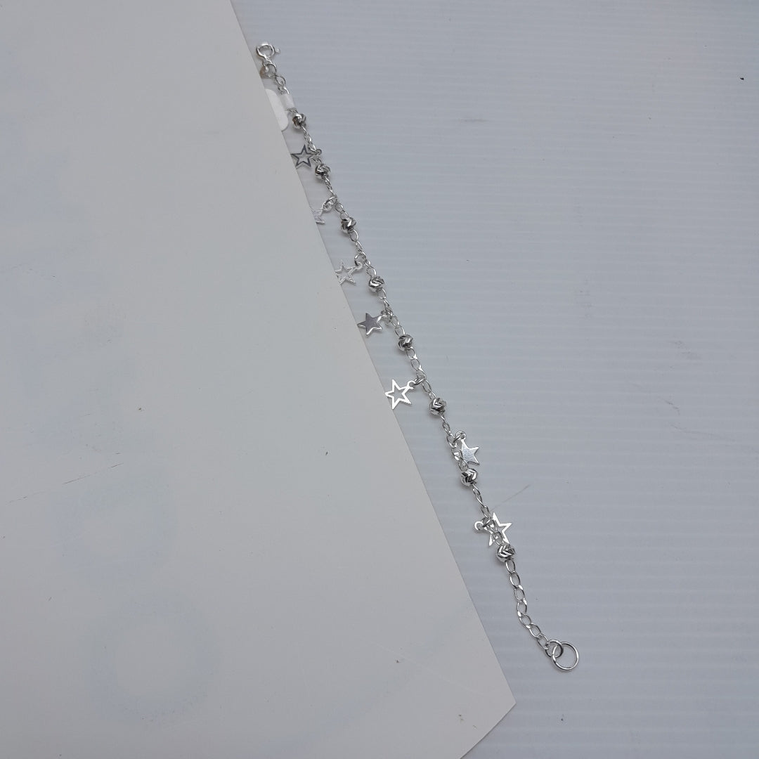 PULSERA TEJIDO ESPECIAL PLATA .925 18 CM 3.1 GR (NUEVO)