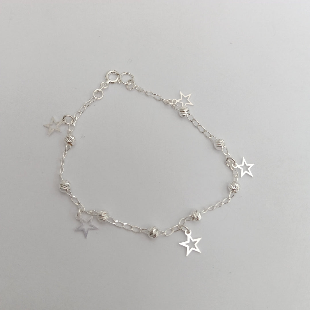 PULSERA TEJIDO ESPECIAL PLATA .925 18 CM 2.7 GR (NUEVO)