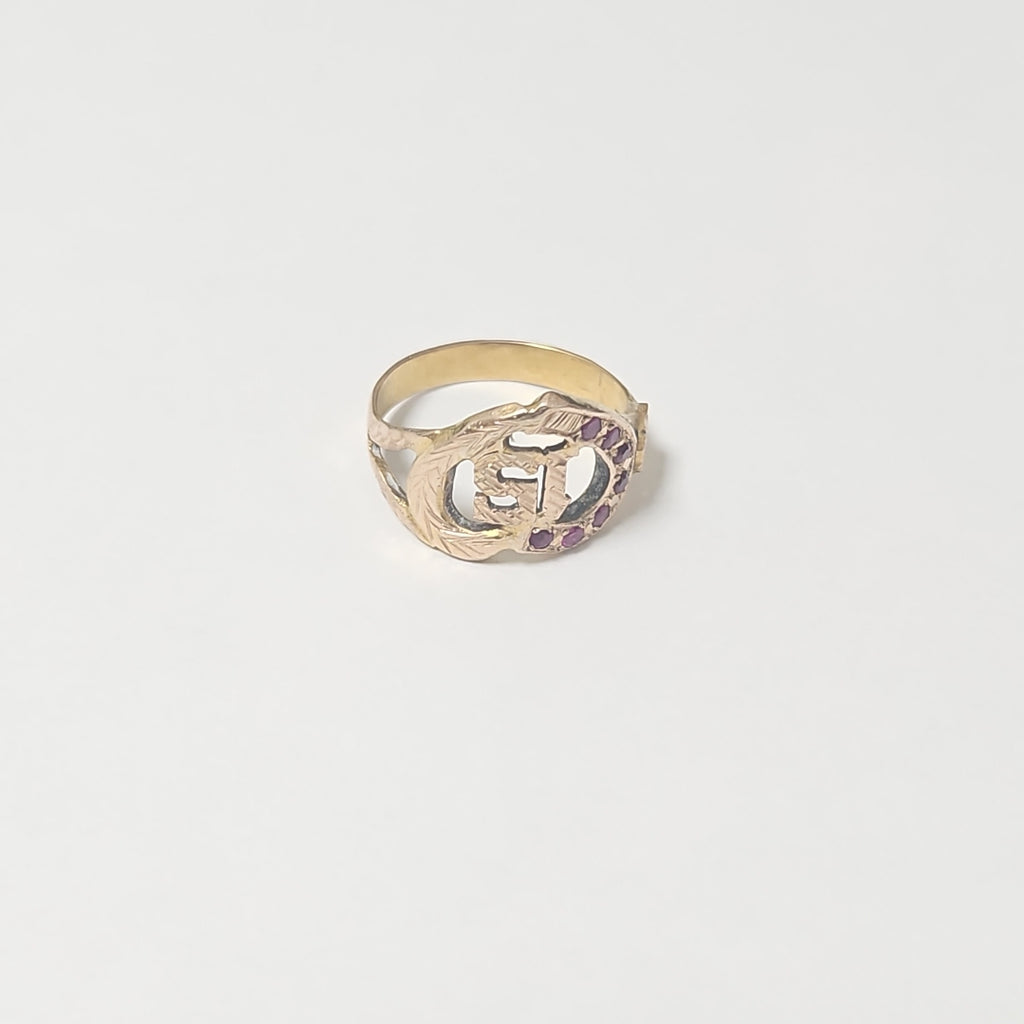 ANILLO CONMEMORATIVO ORO 8 K 2,70 GRMS (SEMINUEVO)