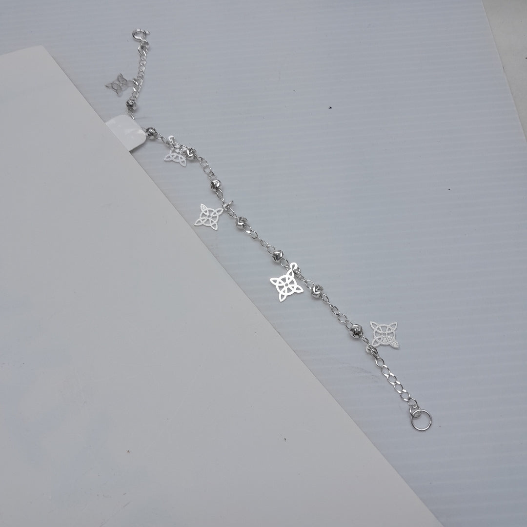 PULSERA TEJIDO ESPECIAL PLATA .925 18 CM 3.2 GR (NUEVO)