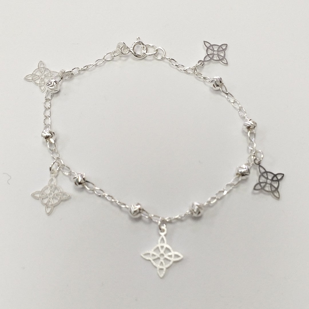 PULSERA TEJIDO ESPECIAL PLATA .925 18 CM 3.1 GR (NUEVO)