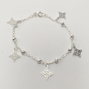 PULSERA TEJIDO ESPECIAL PLATA .925 18 CM 3.1 GR (NUEVO)