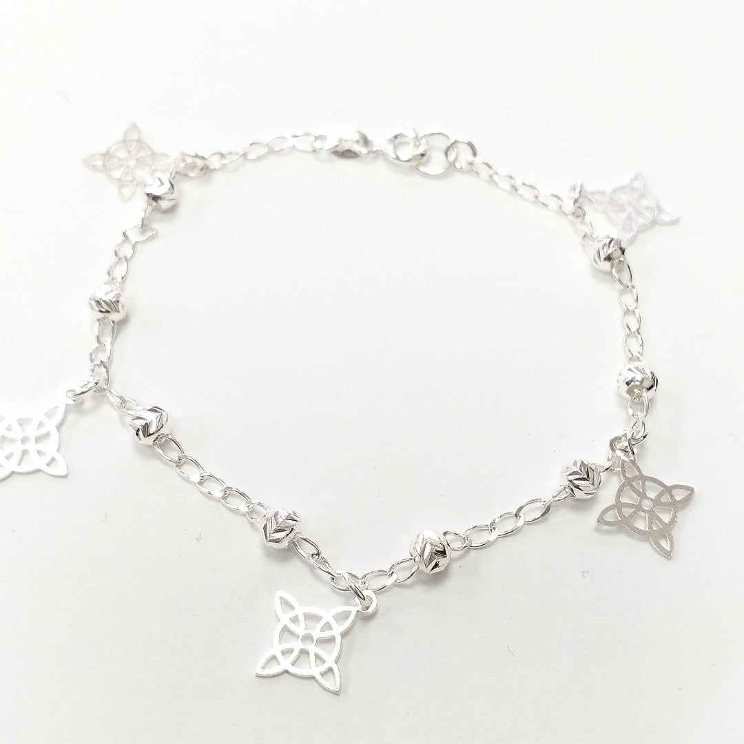 PULSERA TEJIDO ESPECIAL PLATA .925 18 CM 3.1 GR (NUEVO)