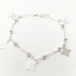 PULSERA TEJIDO ESPECIAL PLATA .925 18 CM 3.1 GR (NUEVO)