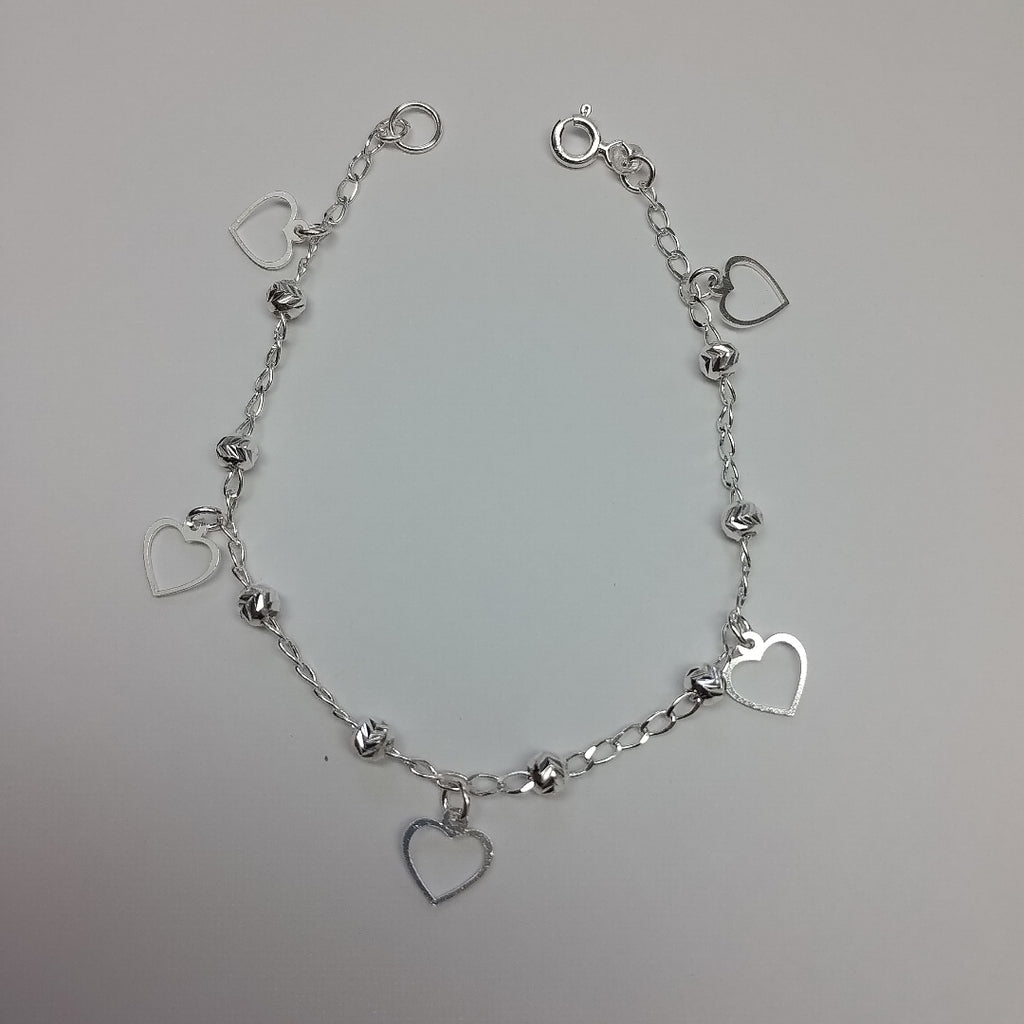 PULSERA TEJIDO ESPECIAL PLATA .925 18 CM 2.7 GR (NUEVO)