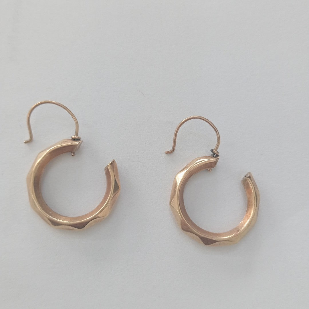 ARRACADAS PAR ORO 10 K 1.6 GRMS (SEMINUEVO)