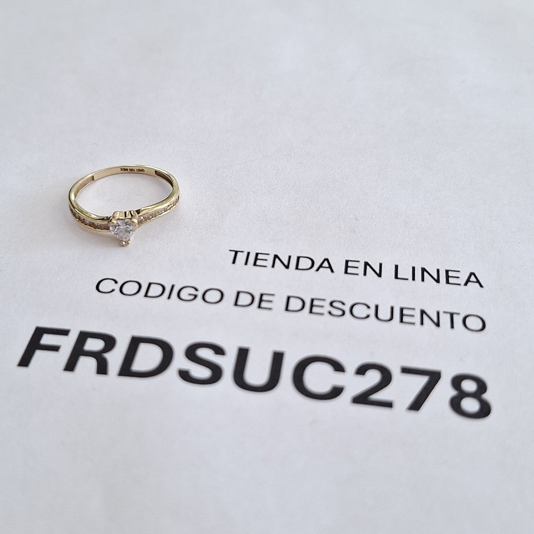 ANILLO ORO 10 K 1,20 GRMS (SEMINUEVO)